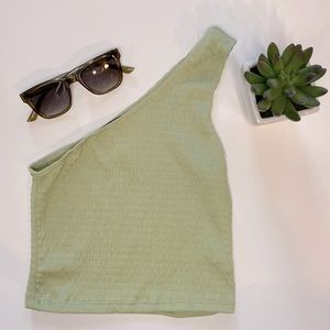 One shoulder size small tank from Forever21